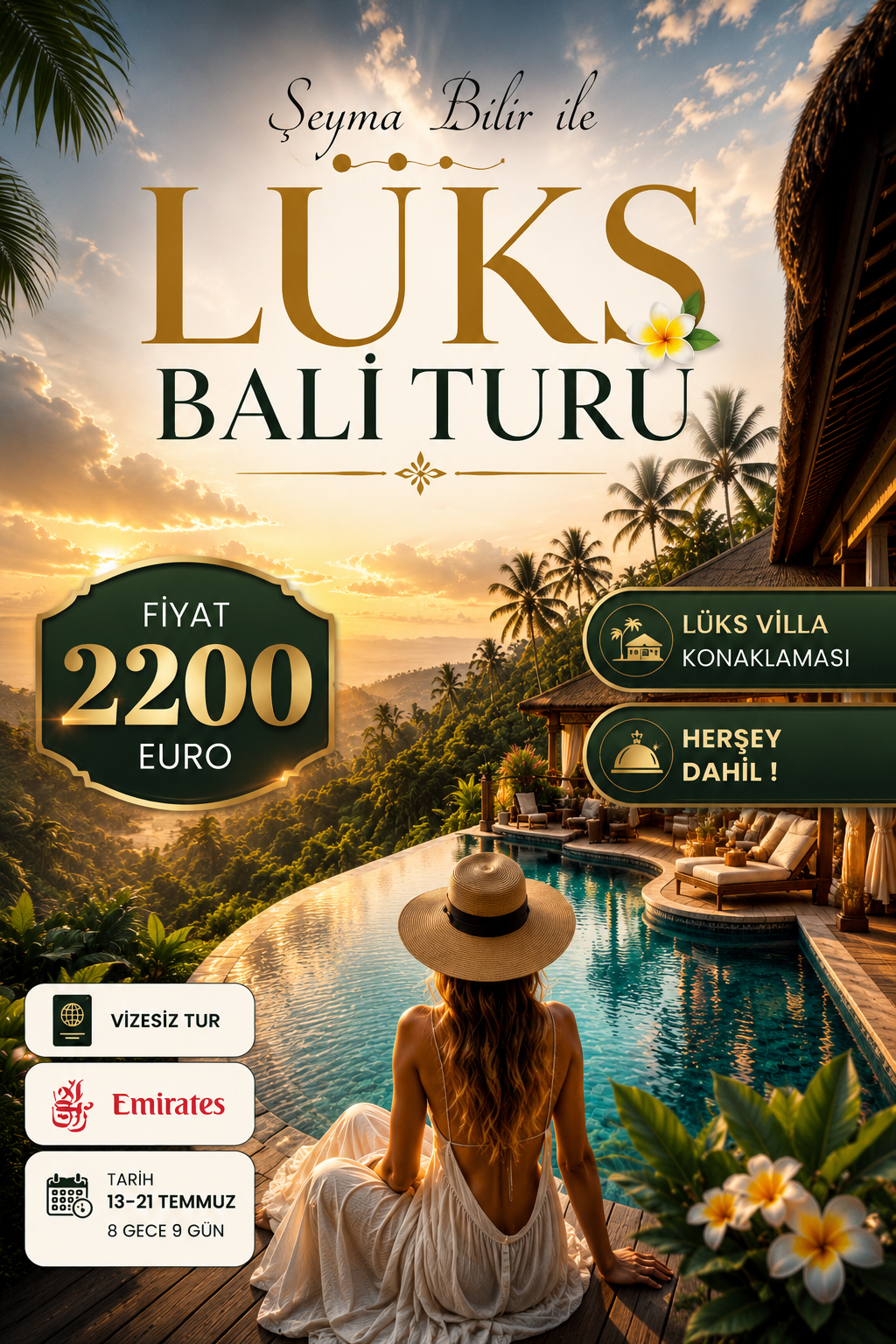Lüks Bali Turu Temmuz