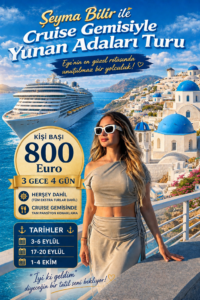 Cruise ile Yunan Adaları Turu
