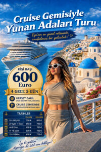 Cruise ile Yunan Adaları Turu