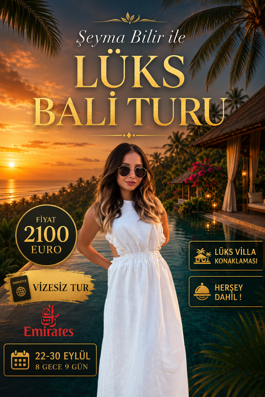 Lüks Bali Turu Eylül