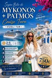 Cruise ile Mykonos ve Patmos Turu